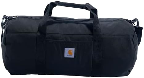 Carhartt Trade Series 2-in-1 Packable Duffel with Utility Pouch, Black, Medium (21.5-Inch)