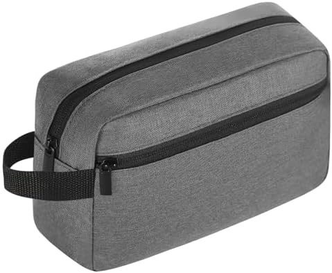 Travel Toiletry bag Toiletry bag for women men Hanging toiletry bag Cosmetic bag Travel accessories for Women Men (Grey)