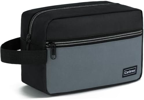 Travel Toiletry Bag – Small Toiletry Bag for Men Skincare Bag Doop Kit for Toiletries Accessories Gifts – Black