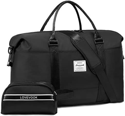 LOVEVOOK Weekender Bag for Women Cute Travel Tote Bag Gym Duffel Bag with Toiletry Bag Carry On Bag Overnight Hospital Bag