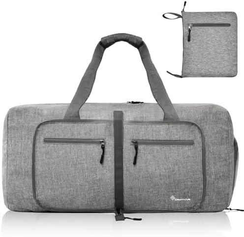 Dimayar Travel Duffle Bag,40L/65L/85L/115L Foldable Duffel Bag with Shoes Compartment – Overnight Bags Waterproof & Tear Resistant